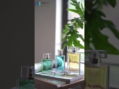 3.4 ওজ পুনরায় পূরণযোগ্য খালি বর্গাকার সুগন্ধি বোতল স্বর্ণ রৌপ্য nonspillable