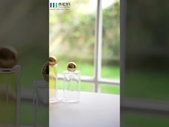 স্বর্ণের অ্যালুমিনিয়াম রঙের লাইটওয়েট পারফিউম বোতল ক্যাপ