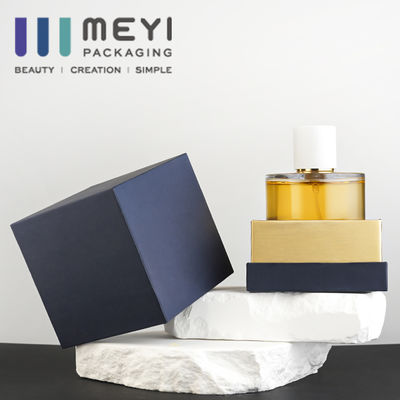 50ml স্বচ্ছ কাঁচের পারফিউম বোতল চুম্বকীয় ক্যাপ সহ